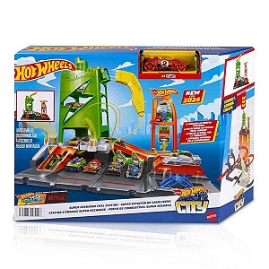 Pista Hot Wheels Posto De Combustível Super Recarga - Mattel