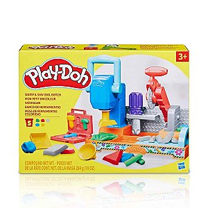 Massinha Play-doh Mesa De Ferramentas Coloridas Hasbro F9141