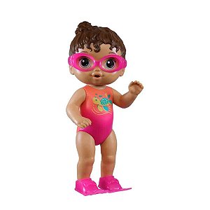 Baby Alive Sunny Swimmer - Cabelos Castanhos 25 Cm