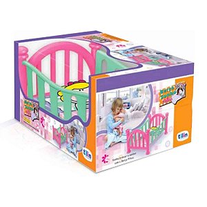 Berço Boneca Bebe Reborn Infantil Grande 47cm Pitica