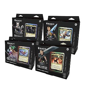 Commander Deck - 4 Decks - Final Fantasy - Inglês Pré-venda