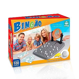Jogo de Bingo Bingão 100 Cartelas - Nig Brinquedos