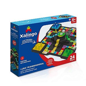 Jogo de tabuleiro Ludo Tridimensional - Xalingo