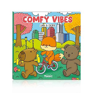 Livro de colorir comfy vibes 48 pgs Unidade - Magic kids