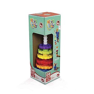 Brinquedo educativo giro magico 8 peças - DISMAT