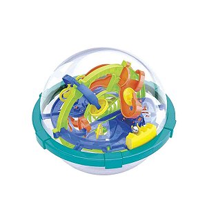 Bola Labirinto 3d Portátil 100 Desafios - Multikids