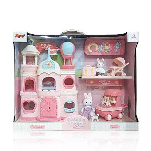 Casinha feliz palácio com acessórios - Zoop Toys