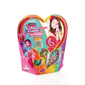 Kit Criativo de Miçangas Infantil - Pulseiras e Colares - Polibrinq