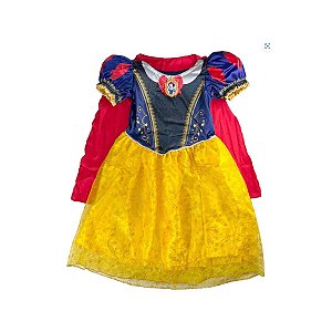 Fantasia Infantil Princesa Branca De Neve Disney Original P