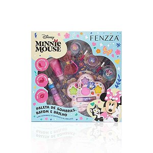 Paleta de Sombras brilho e batom minnie teen fenzza