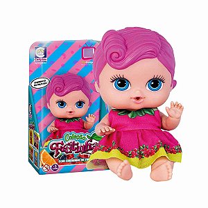 Boneca Bebê Frutinha Cheirinho Groselha