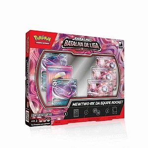Pokémon Baralho Mewtwo ex da equipe Rocket