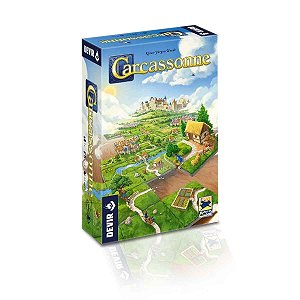 Carcassonne 2ª Edição Inclui 2 Mini Expansões Jogo Tabuleiro