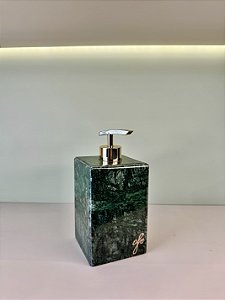 P) Saboneteira Pietra em Mármore Verde Guatemala