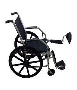 Locação Cadeira de Rodas Aço com Apoio de Pés Eleváveis - Hospitel -  Produtos Hospitalares