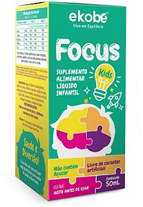Focus Kids (Memory Kids) - Líquido 50ml