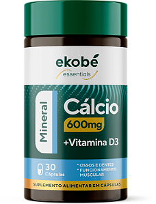 CÁLCIO 600 MG + VIT D3 30 Caps