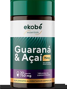 GUARANÁ E AÇAÍ 30 caps