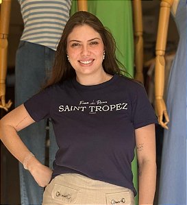 T-shirt Sommer Saint Tropez Azul Marinho