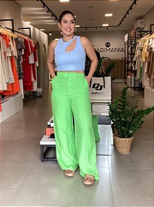 Calça Linho Verde