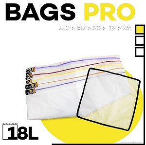 Kit c/ 5 Bags PRO (18L) + Tela de Secagem