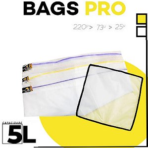 Kit c/ 3 Bags PRO (5L) + Tela de Secagem