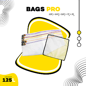 Kit c/ 5 Bags PRO (125L) + Tela de Secagem
