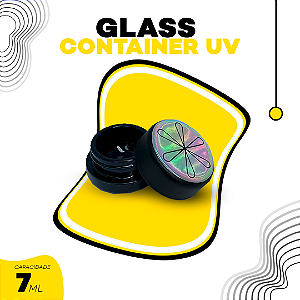 3x Glass Container UV 7ml
