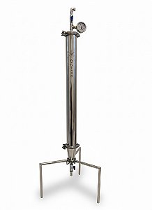 Tubo de Extração BHO Pressurizado em Aço Inox