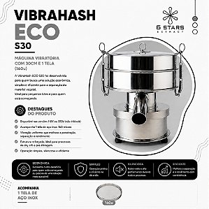 VibraHash S30 - Acompanha 1 Tela de 160 Microns