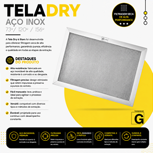 Tela Dry Aço Inox (Grande)