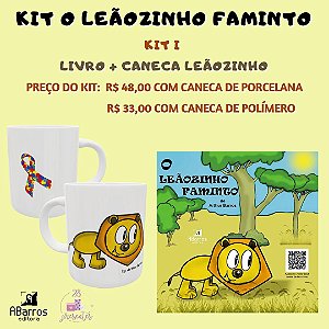 Kit Livro O Leãozinho Faminto - Livro + Caneca