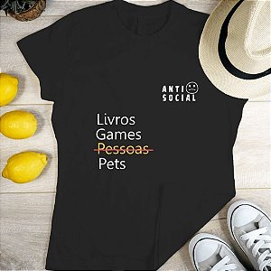 Livros, Games, x Pessoas x, Pets