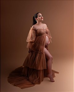 VESTIDO LUIZA TULE LUXO (VÁRIAS FORMAS DE USAR)