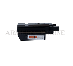 EMISSOR DE LASER P/ AIRSOFT COM AJUSTE E TRILHO 22MM [ROSSI]