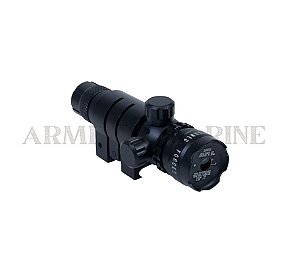 EMISSOR DE LASER VERDE COM AJUSTE P/ RIFLES E CARABINAS [ROSSI]