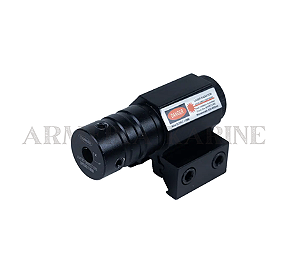 EMISSOR DE LASER P/ AIRSOFT COM AJUSTE E FIXAÇÃO EM 11MM E 22MM [ROSSI]