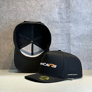 BONÉ LOWCARS PRETO ABA RETA