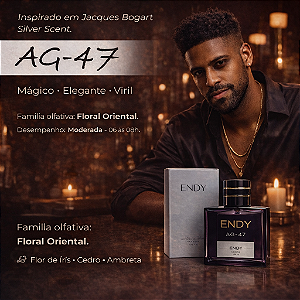 Ag 47 - Inspiração Olfativa Silver Scent - 100ml