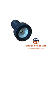 Luminária subaquática modelo LUP-1 Led 1200 lumens para mergulho profissional conector RMG-2-MP incluso suporte para KMB