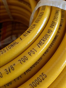 MANGUEIRA ATOXICA 1/2" - 10 MTS C/TERMINAIS INOX JIC 8