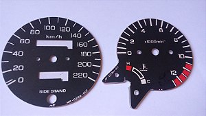 Mostradores CB 500 e par ponteiros translucidos
