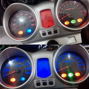Painel completo da Honda CBX 250 Twister original com leds