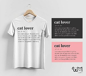 CAMISETA CAT LOVER