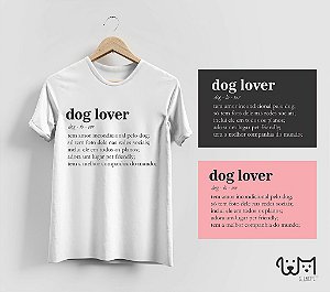 CAMISETA DOG LOVER