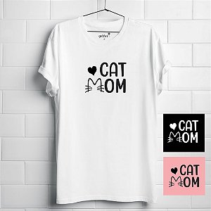 CAMISETA CAT MOM