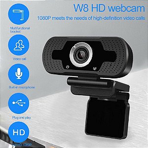 Usb 2.0 Web Camera 1024x720p Resolução Webcam Com Microfone