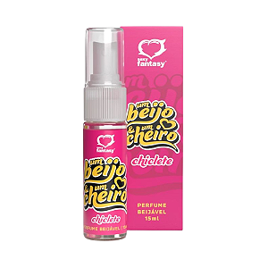 PERFUME BEIJÁVEL UM BEIJO E UM CHEIRO SABOR CHICLETE