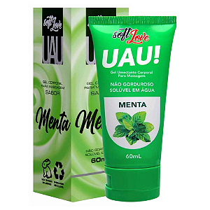 LUBRIFICANTE ÍNTIMO AROMÁTICO DESLIZANTE UAU MENTA