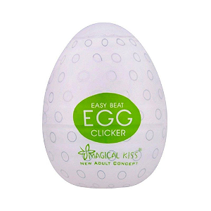 MASTURBADOR EM FORMATO DE OVINHO TEXTURIZADO EGG CLICKER